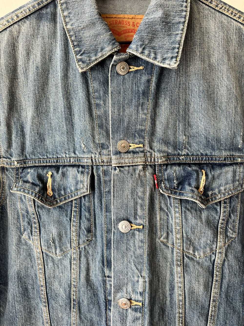 Levi's Grunge Denim Levi Jacket Medium - image 3