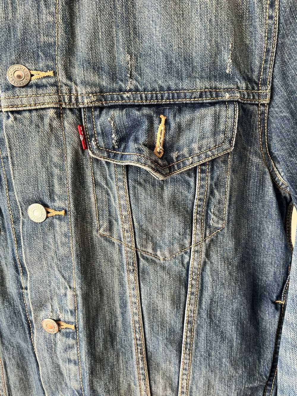 Levi's Grunge Denim Levi Jacket Medium - image 5