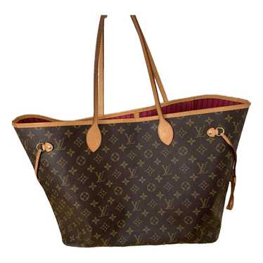 Louis Vuitton Neverfull leather handbag