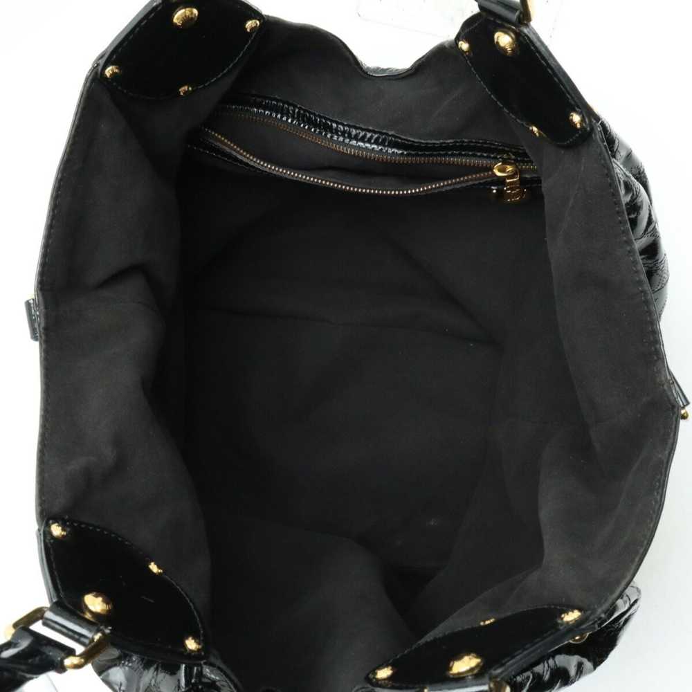 Louis Vuitton Surya Black Patent Leather Handbag … - image 3