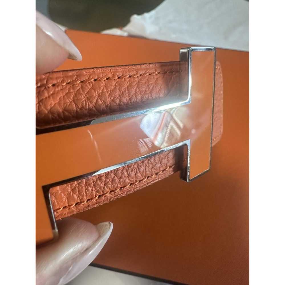 Hermès Leather belt - image 8