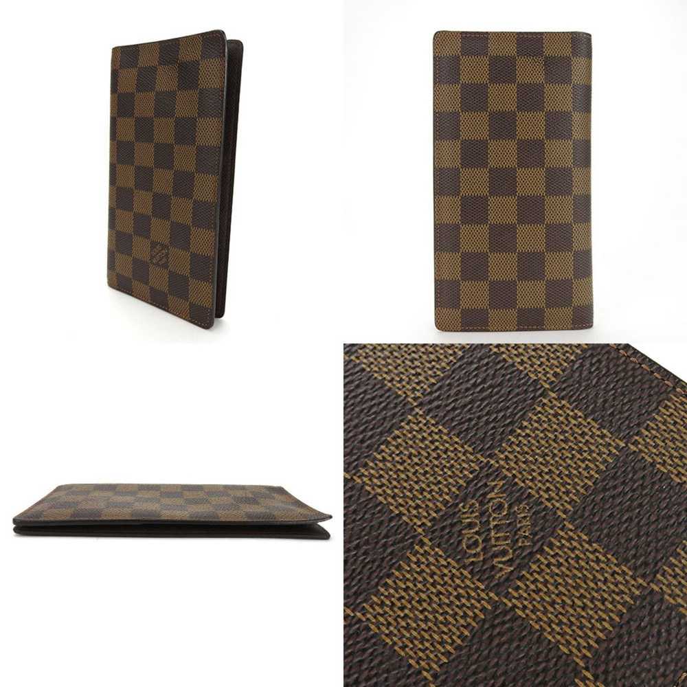 Louis Vuitton Portefeuille Long Brown Canvas Wall… - image 5