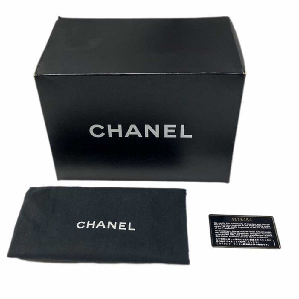 Chanel Vanity Black Canvas Handbag (Pre-Owned) - image 7