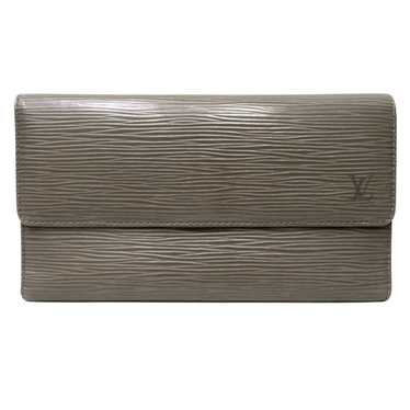 Louis Vuitton International Grey Leather Wallet (P