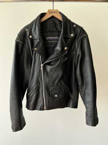 Vintage Vintage Protech Leather Biker Jacket - image 1