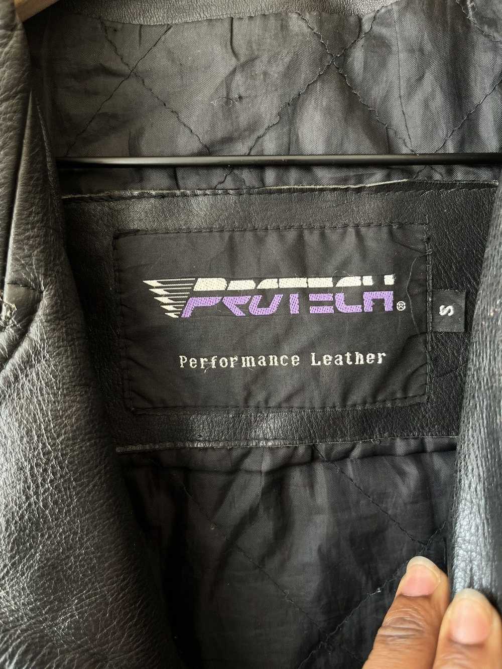 Vintage Vintage Protech Leather Biker Jacket - image 4