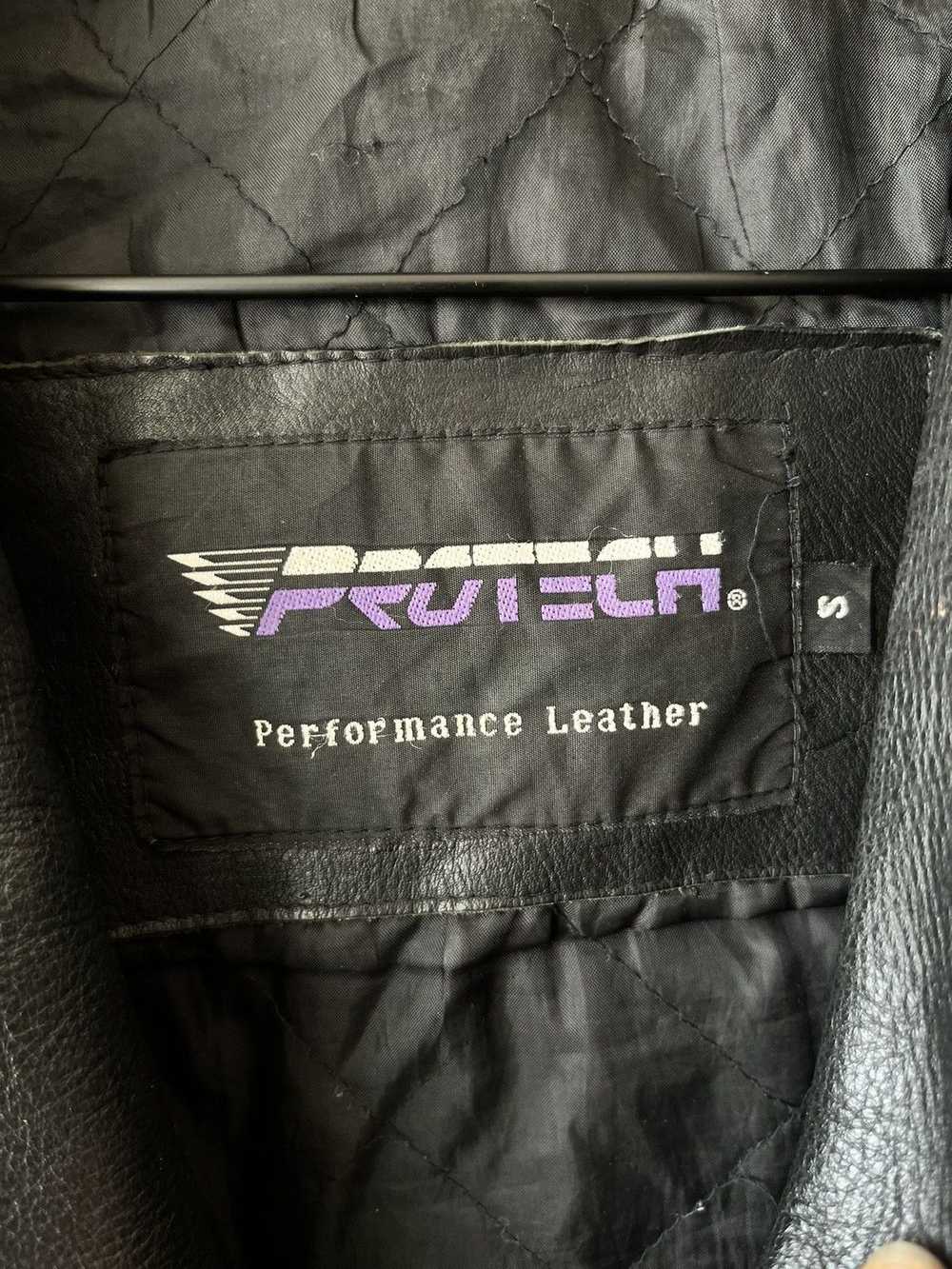 Vintage Vintage Protech Leather Biker Jacket - image 5