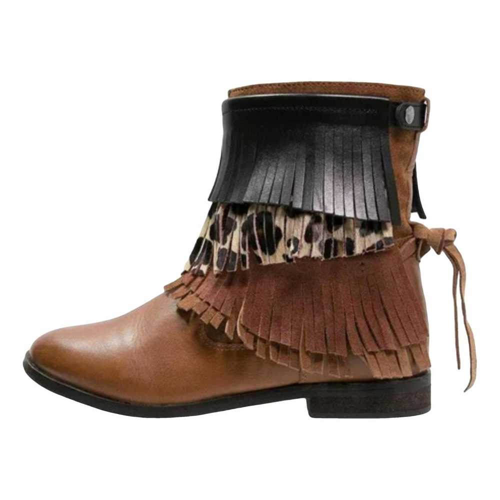 Gioseppo Leather cowboy boots - image 1