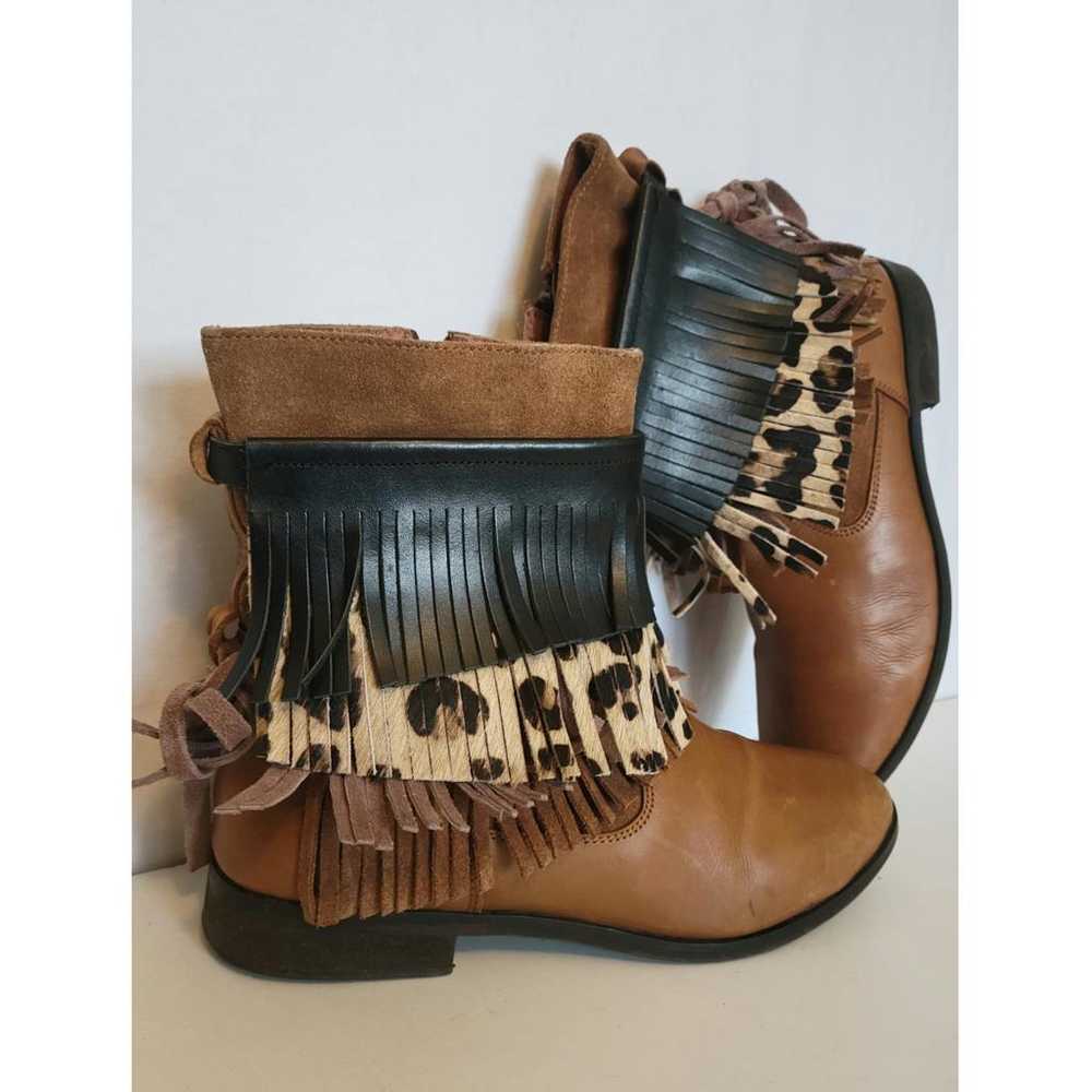 Gioseppo Leather cowboy boots - image 2