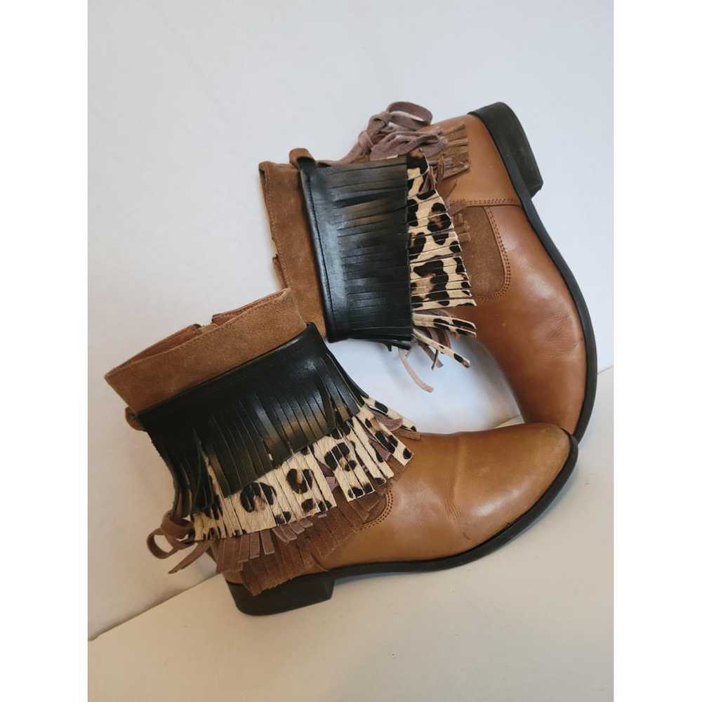 Gioseppo Leather cowboy boots - image 4