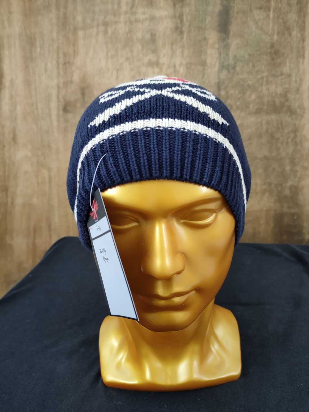 Gap × Kid × Skulls Baby Gap skull blue beanie vin… - image 5