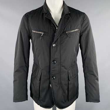 Moncler Black Polyester Zip Buttons Jacket - image 1