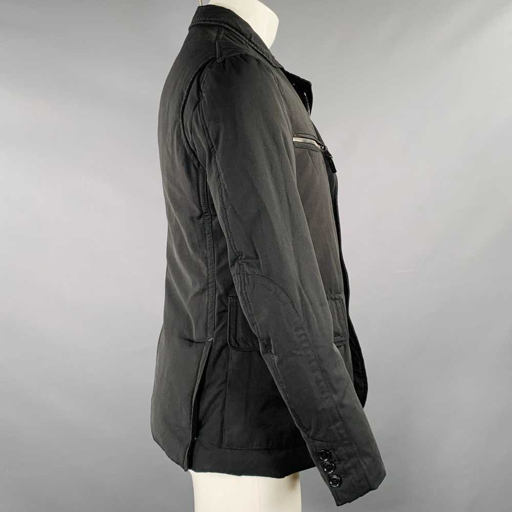 Moncler Black Polyester Zip Buttons Jacket - image 2