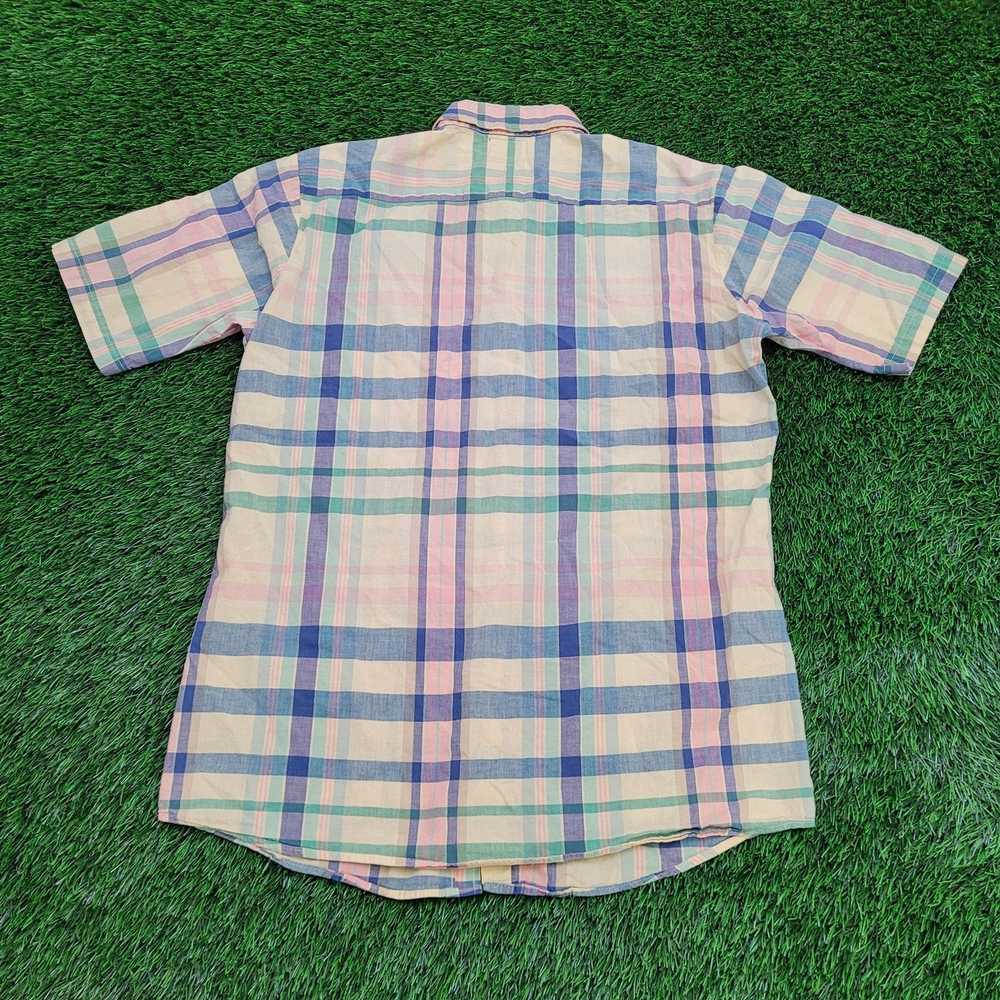 Other Vintage 80s Dee-Cee Plaid Button Shirt Larg… - image 2