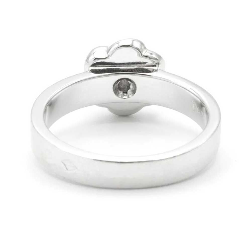 Chanel Camélia white gold ring - image 6