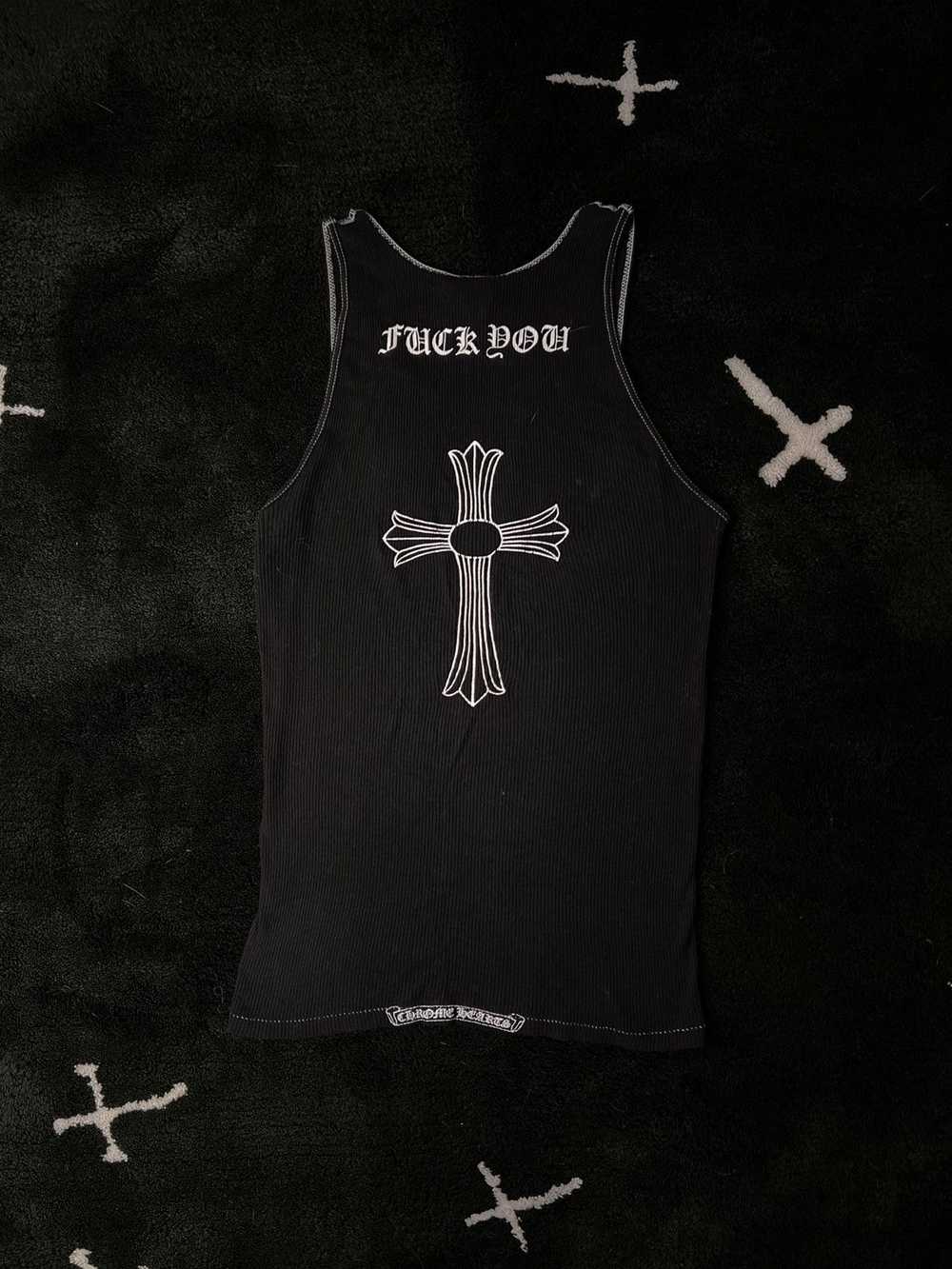 Chrome Hearts Cross “Fuck You” - Tank Top - image 1