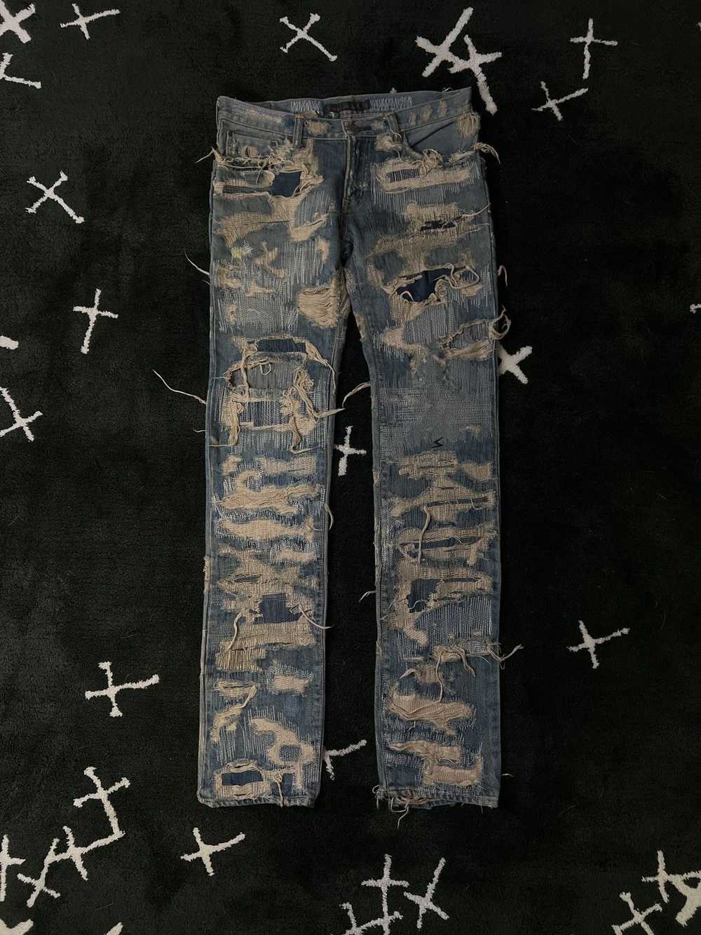 Undercover Undercover AW05 Arts & Craft 85 Denim … - image 1