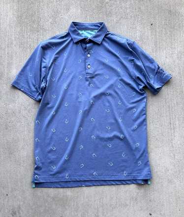 Johnnie O Johnnie O Golf Polo Shirt Medium All Ove