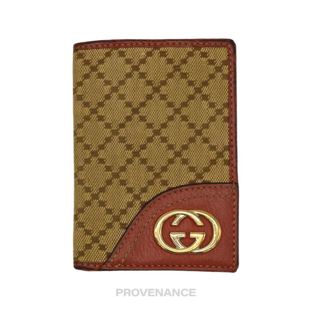 Gucci 🔴 Gucci Heart Pocket Organizer Wallet - Bl… - image 1