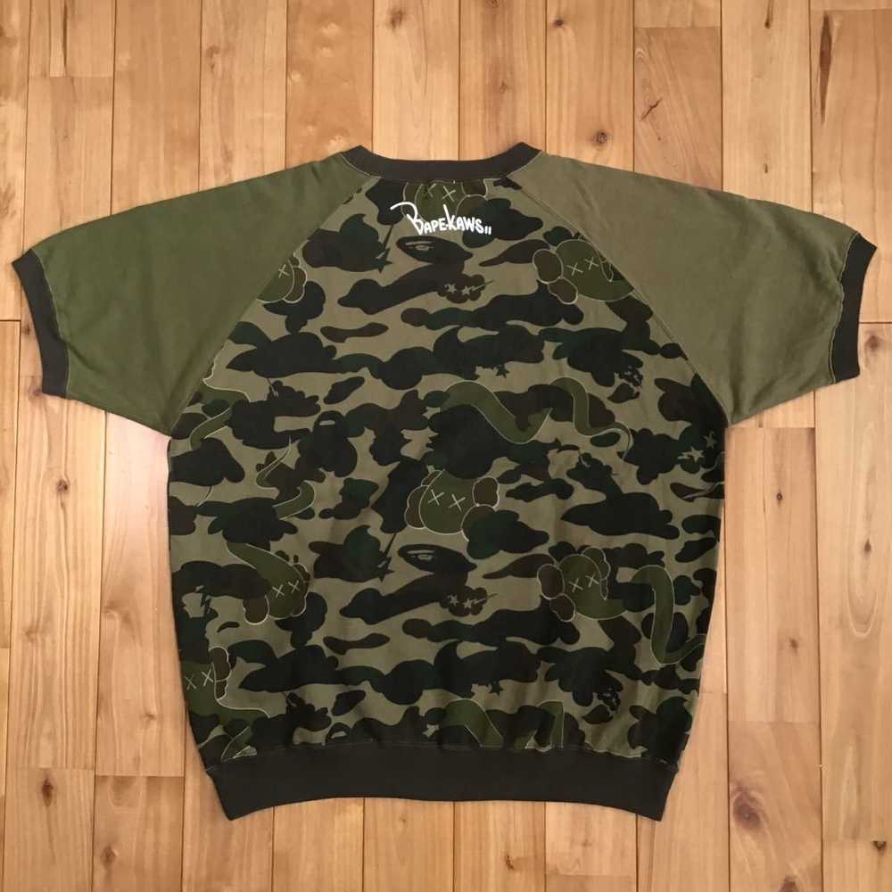 Bape × Kaws KAWS × BAPE camo bendy sweat shirt a … - image 3