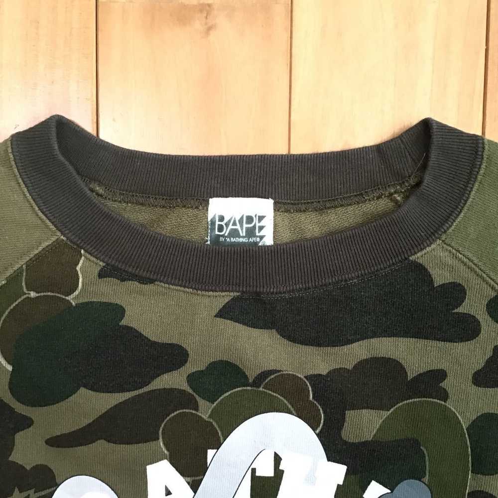 Bape × Kaws KAWS × BAPE camo bendy sweat shirt a … - image 5