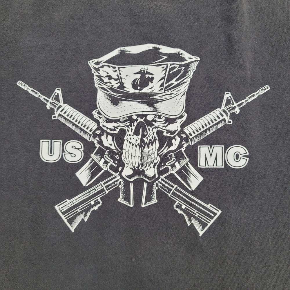 Delta Vintage Y2K US MC Marine Shirt Large 21x25 … - image 3