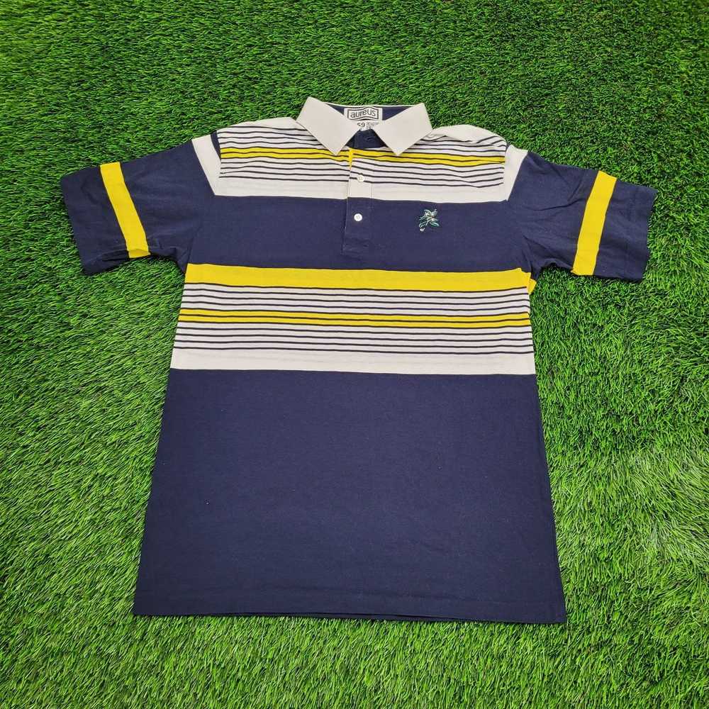 Other Vintage 80s Aureus Golf Polo Shirt Medium 2… - image 1