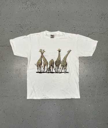 Streetwear × Vintage VTG 90s Giraffe T-Shirt