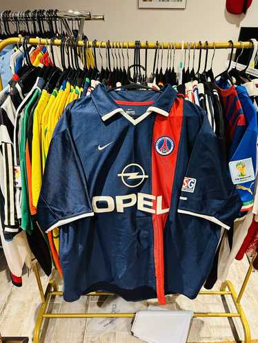 Nike × Soccer Jersey × Vintage Psg 2000/01 third … - image 1