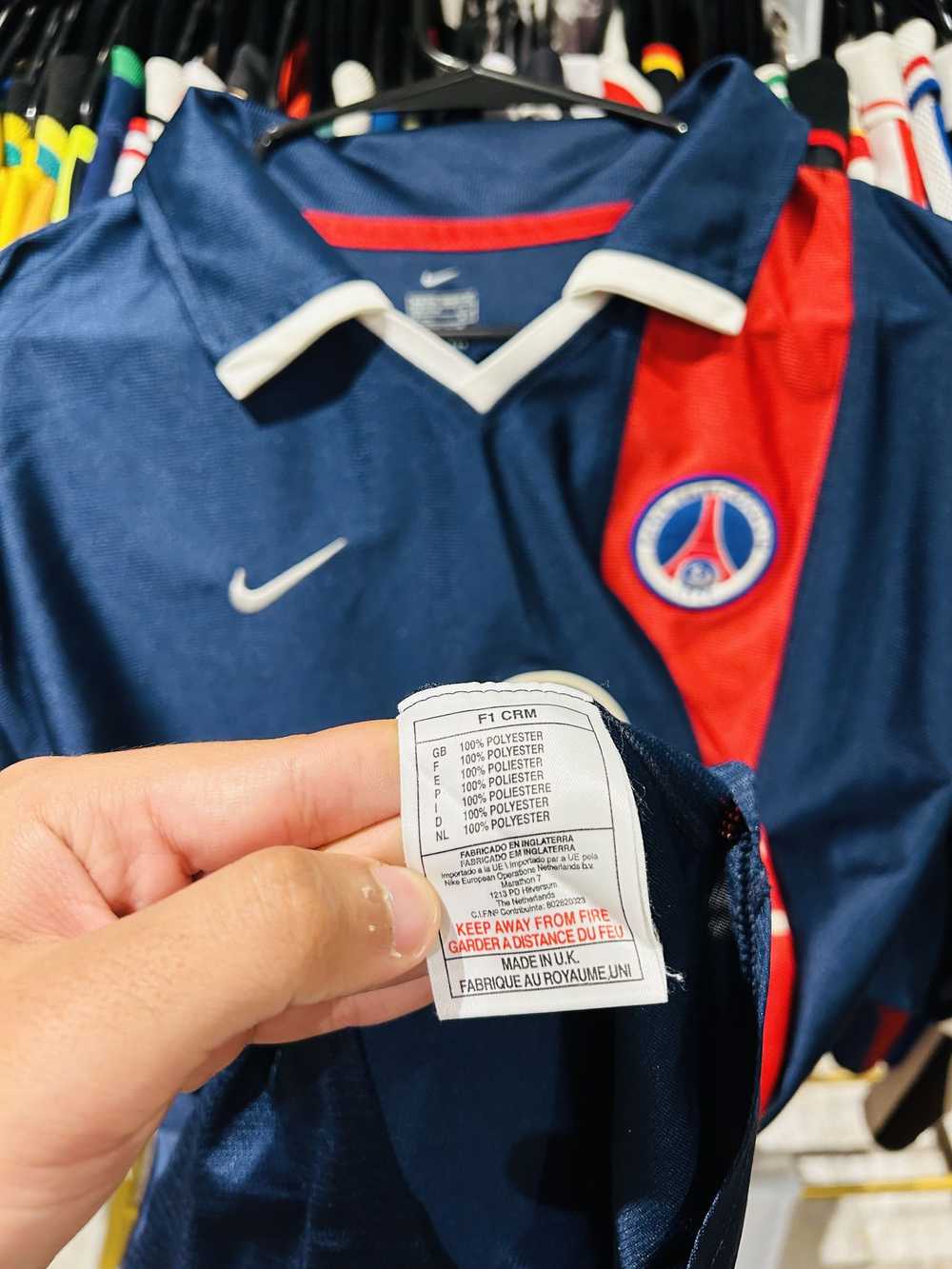 Nike × Soccer Jersey × Vintage Psg 2000/01 third … - image 4