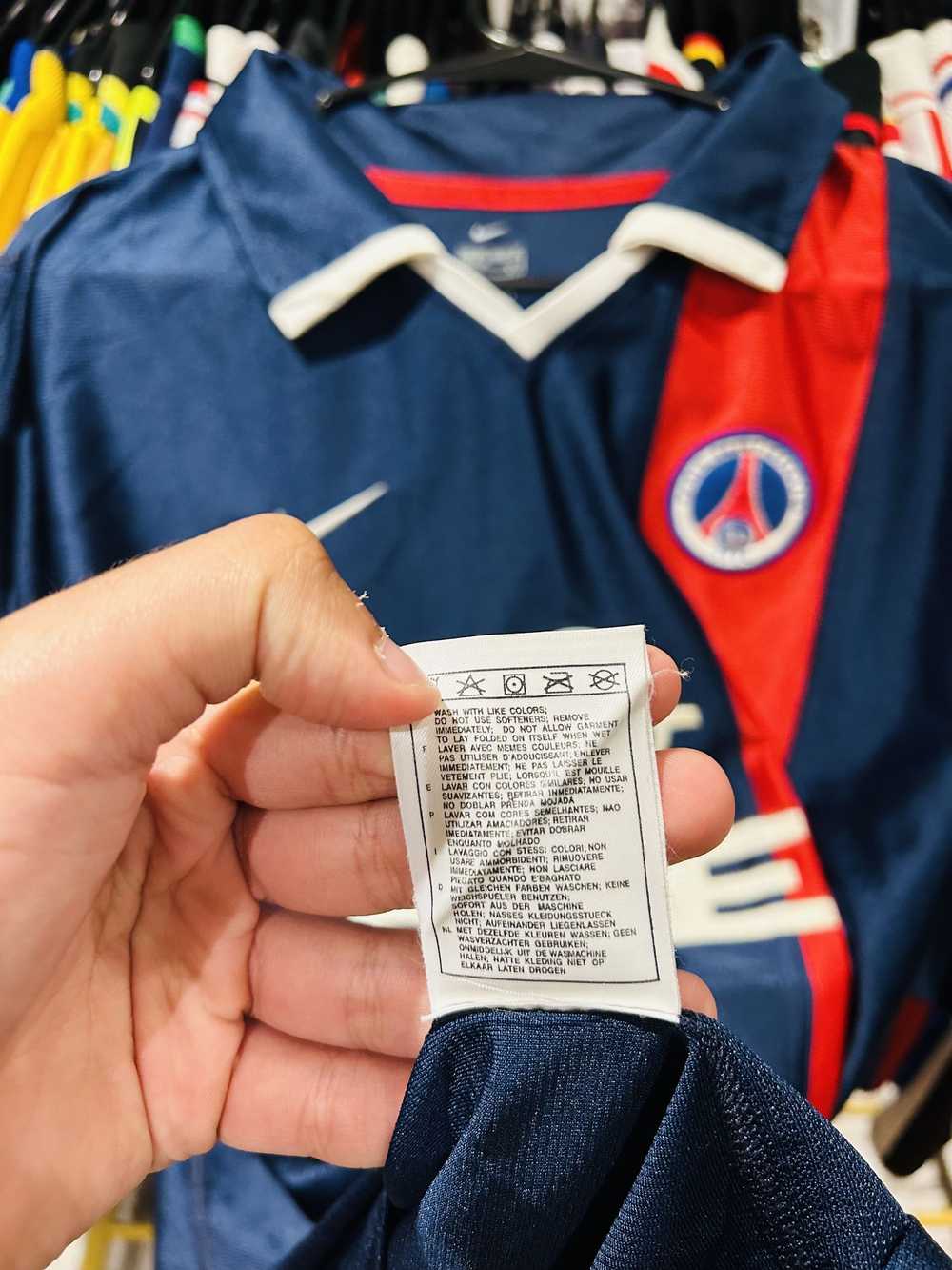 Nike × Soccer Jersey × Vintage Psg 2000/01 third … - image 5