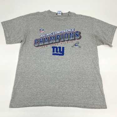 NFL New York Giants Gray Crew Neck Short Sleeve T… - image 1