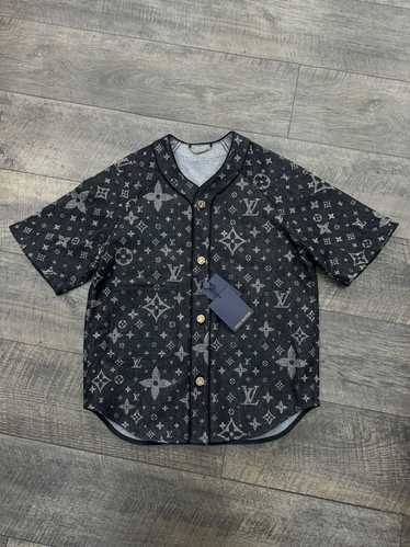 Louis Vuitton LV DENIM BASEBALL SHIRT (S)