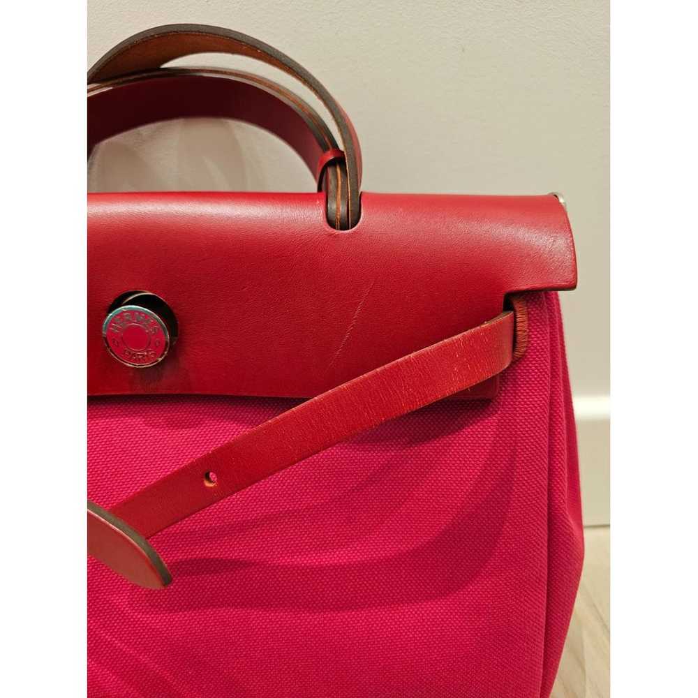 Hermès Herbag cloth handbag - image 5