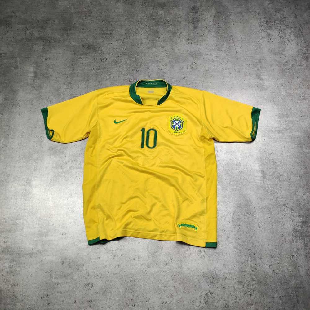 Nike × Rare × Soccer Jersey RARE Vintage Brazil N… - image 1