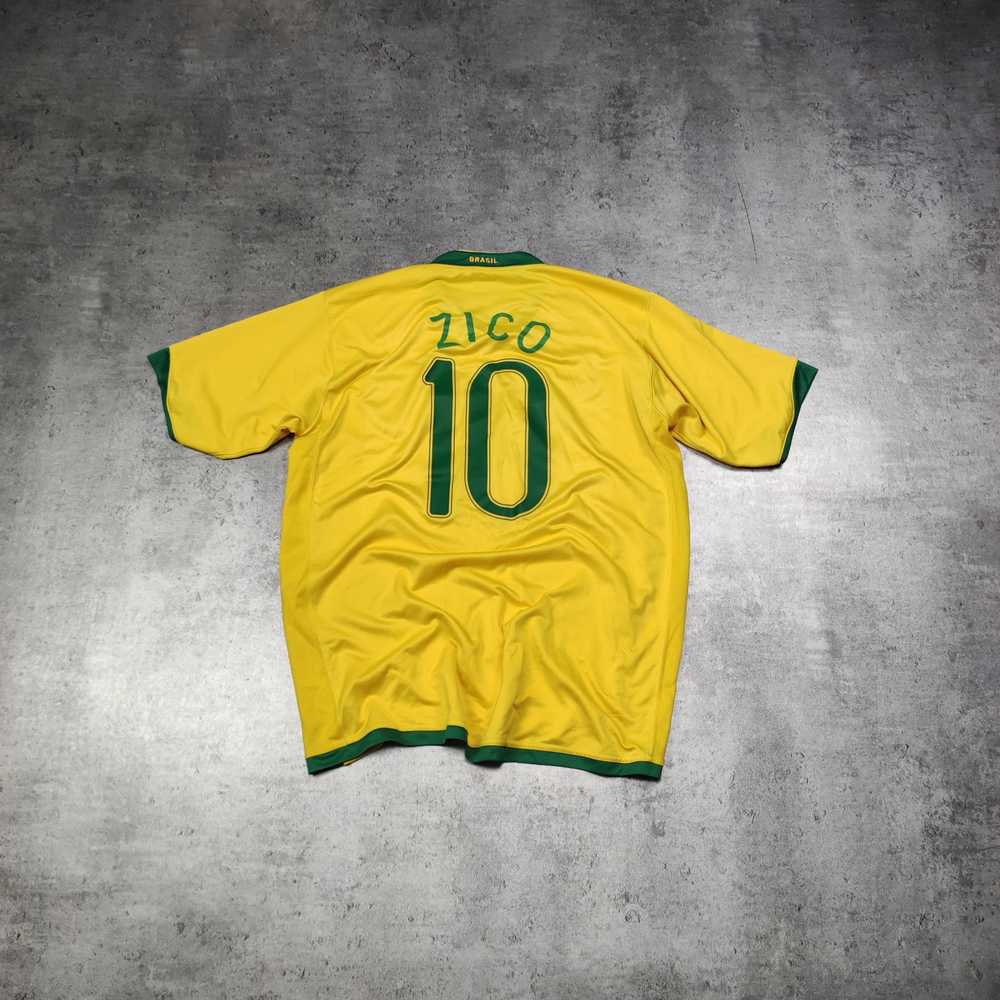 Nike × Rare × Soccer Jersey RARE Vintage Brazil N… - image 2