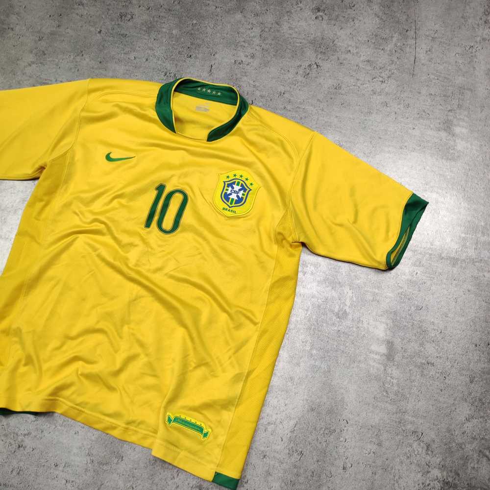 Nike × Rare × Soccer Jersey RARE Vintage Brazil N… - image 3