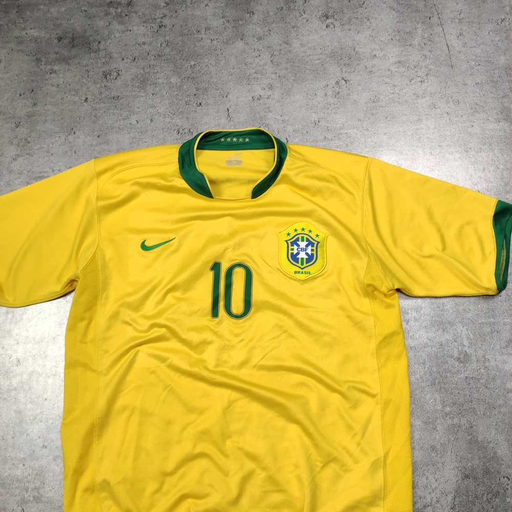 Nike × Rare × Soccer Jersey RARE Vintage Brazil N… - image 4