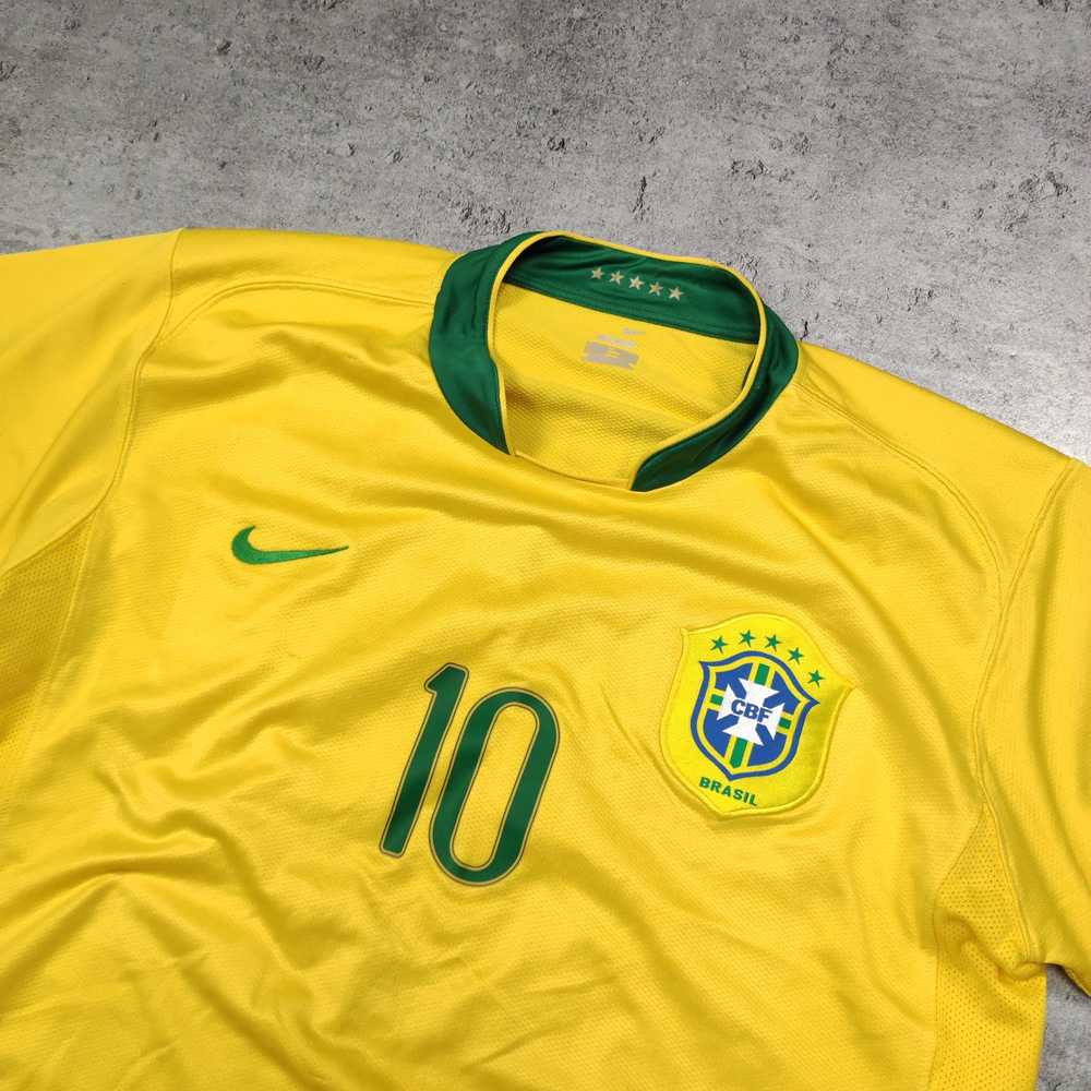 Nike × Rare × Soccer Jersey RARE Vintage Brazil N… - image 5