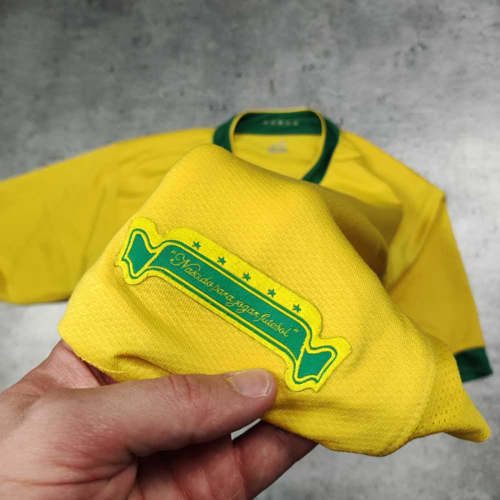 Nike × Rare × Soccer Jersey RARE Vintage Brazil N… - image 6