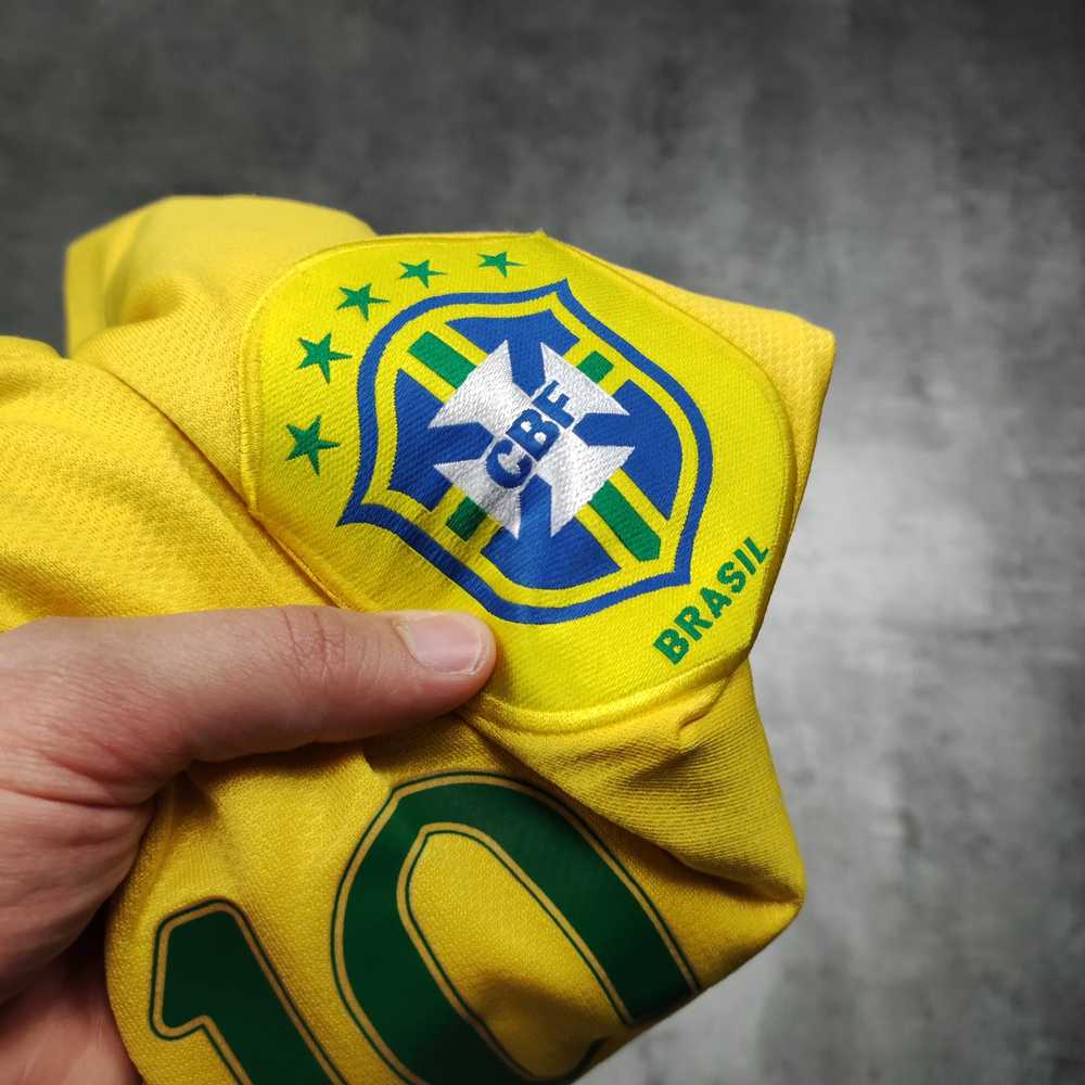 Nike × Rare × Soccer Jersey RARE Vintage Brazil N… - image 7