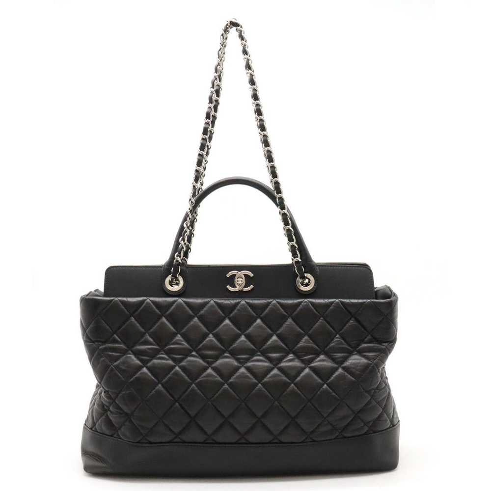 Chanel Chanel Chanel Leather Coco Mark Matelasse … - image 1