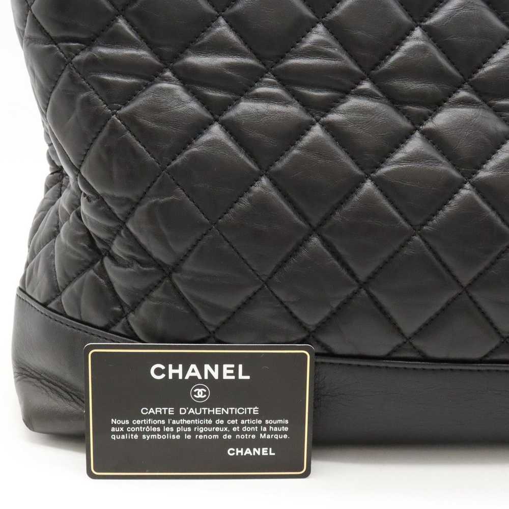 Chanel Chanel Chanel Leather Coco Mark Matelasse … - image 9