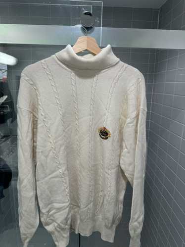 Burberry Vintage Cream Burberry Turtleneck Sweater