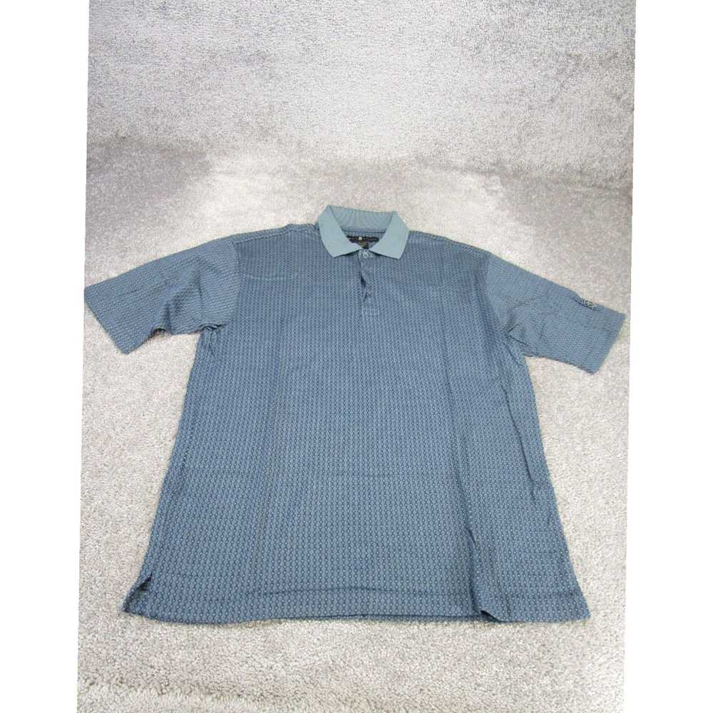 Nike Authentic Blue Cotton Golf Polo Shirt for Me… - image 1