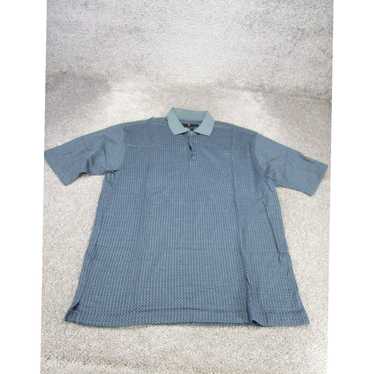 Nike Authentic Blue Cotton Golf Polo Shirt for Me… - image 1