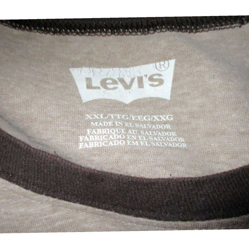 Levi's Big and Tall Brown Long Sleeve Crew Neck T… - image 6