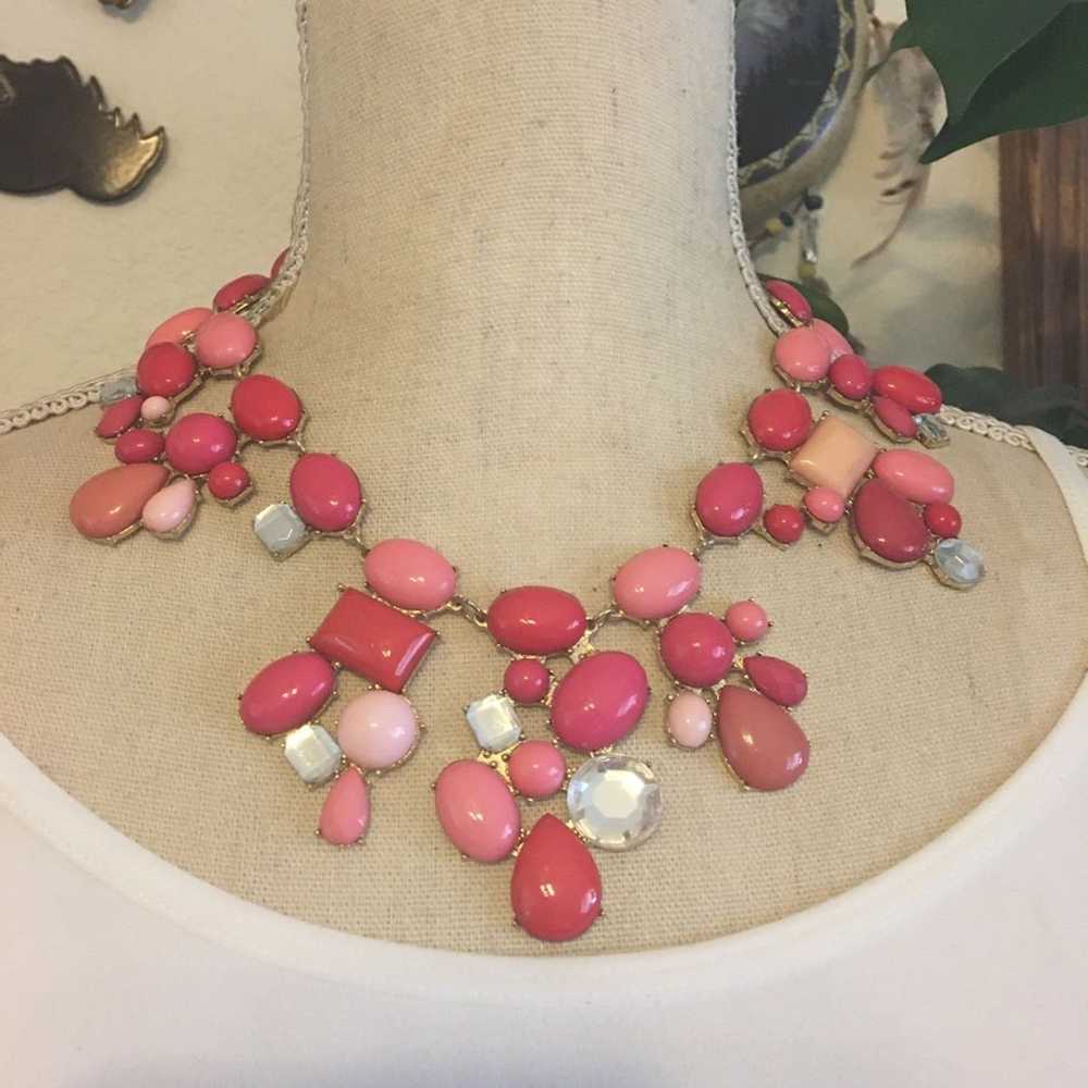 Jewelry Charming Charlie bold pink stone necklace - image 1