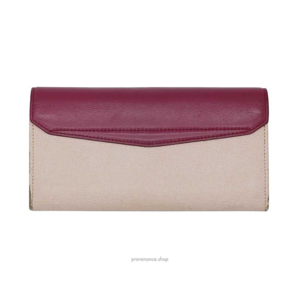 Fendi 🔴 Fendi Long Wallet - Fuchsia Pink Leather - image 3