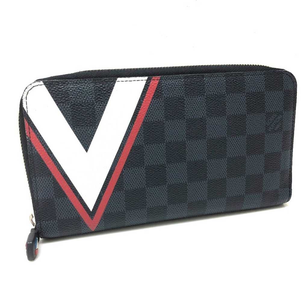 Louis Vuitton Zippy Navy Canvas Wallet (Pre-Owned) - image 10